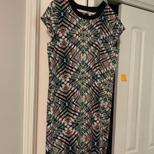 Black pattern dress